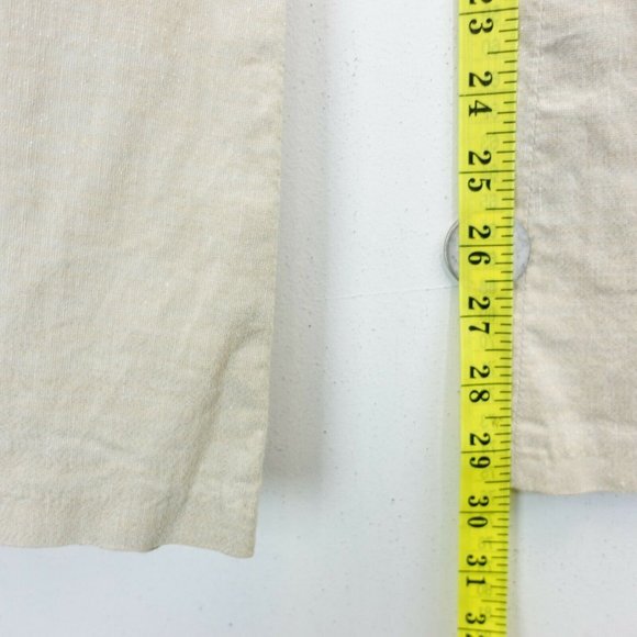 ALICE OLIVIA Flared Wide Pants 2 XS  Ivory Cream Wedding Sparkle Mid Rise Y2K - Picture 8 of 12